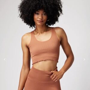 Brand new Spiritual Gangster Amor Seamless cropped tank